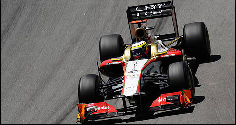 F1 HRT Pedro De la Rosa