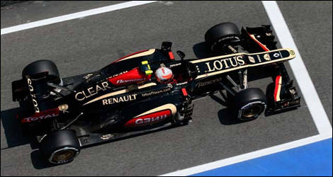 Romain Grosjean, Lotus E21 (Photo: WRi2)