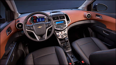 2013 Chevrolet Sonic driver's cockpit