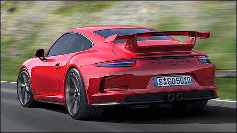Porsche 911 GT3 (991) rear view