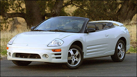 Mitsubishi Eclipse Spyder vue 3/4 avant