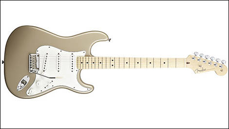 Fender Stratocaster, firemist gold metallic colour