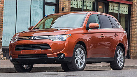 Mitsubishi Outlander 2014 vue 3/4 avant