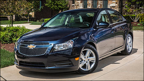 Chevrolet Cruze diesel 2014 vue 3/4 avant