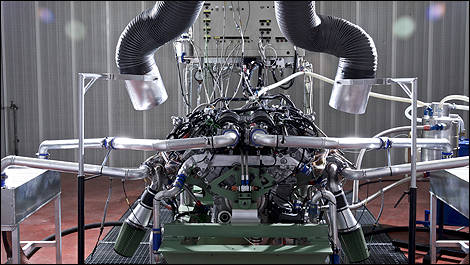 Bentley Continental GT3 moteur