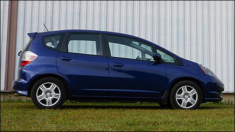 Honda Fit 2012 vue de coté