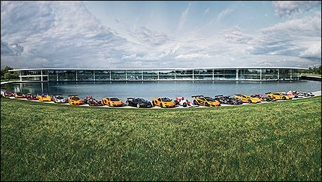 McLaren vue 3/4 avant