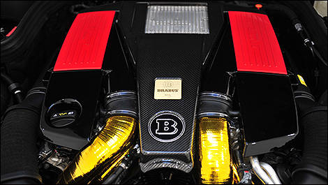 Mercedes-Benz S63 AMG engine