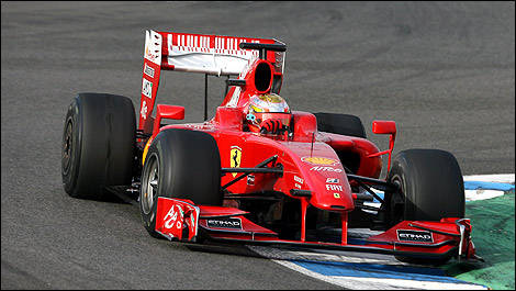 F1 Ferrari Jules Bianchi Jerez de la Frontera 2009