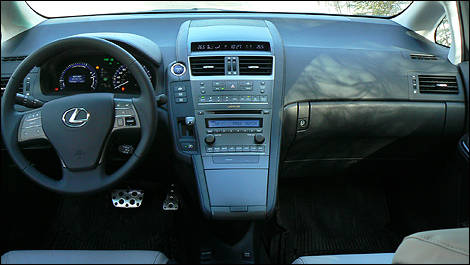 2010 Lexus HS 250h driver's cockpit