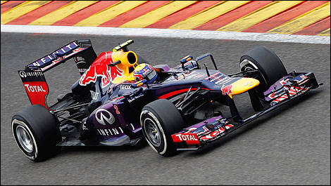 F1 Mark Webber Red Bull RB9