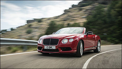 Bentley Continental GT V8 S Convertible 3/4 view