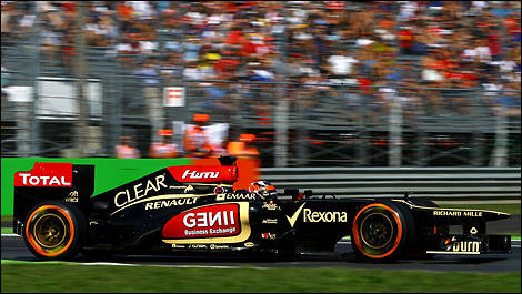 F1 Monza Lotus Kimi Raikkonen