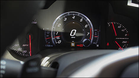 Corvette Stingray 2014 cadrans