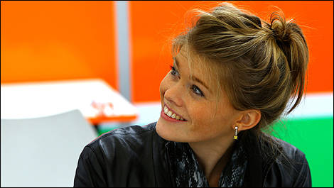 F1 girl Sahara Force India