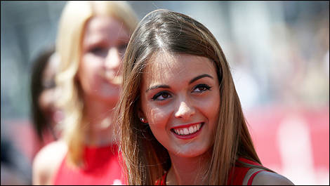 F1 Grid girl