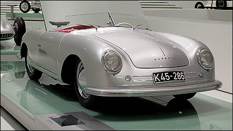 1947 Porsche 356  3/4 view 