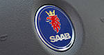 Une Saab 9-3 vient de sortir de la chaîne de montage