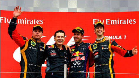 Podium of the 2013 Korean GP (Photo: WRi2)