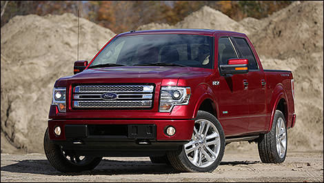 Ford F-150 2013 vue 3/4 avant