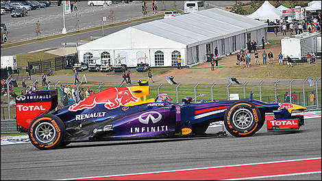 2013 US F1 Grand Prix Mark Webber, Red Bull Racing