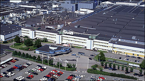 SAAB usine de Trollhättan 