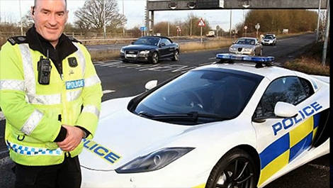 McLaren 12C Spider joins British police!