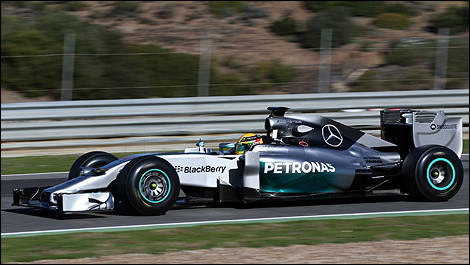 2014 F1 testing Jerez Spain