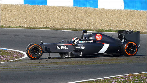 2014 F1 testing Jerez Spain