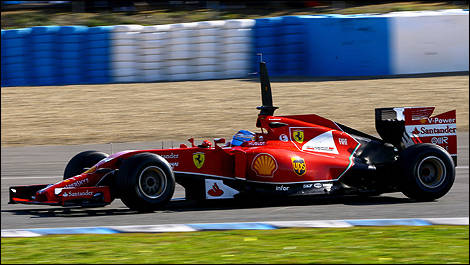2014 F1 testing Jerez Spain