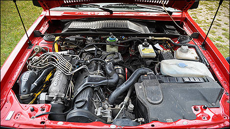 1991 Audi UR Quattro engine