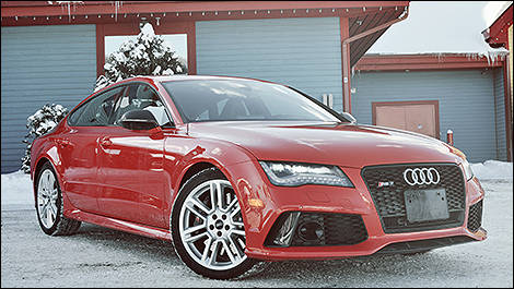 Audi RS 7 2014 vue 3/4 avant