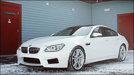 BMW M6 Gran Coupé 2014 vue 3/4 avant