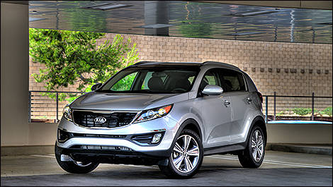 204 Kia Sportage 3/4 view