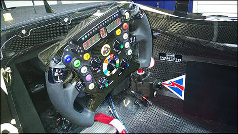 F1 Lotus E22 steering wheel