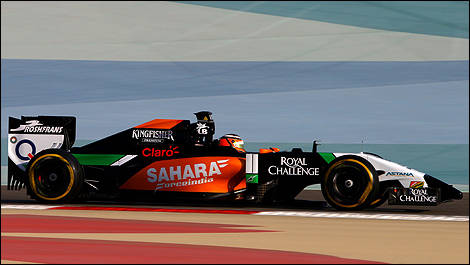 F1 Bahrain texte 2014 Nico Hulkenberg, Sahara Force India 