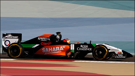 F1 Bahrain texte 2014 Nico Hulkenberg, Sahara Force India