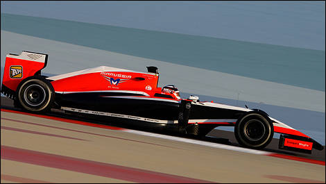 2014 F1 winter testing Bahrain Jules Bianchi, Marussia
