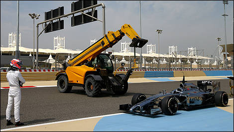 2014 F1 winter testing Bahrain Jenson Button, McLaren