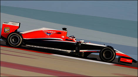 2014 F1 winter testing Bahrain Jules Bianchi, Marussia 