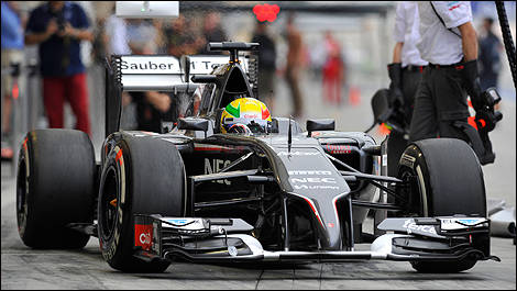 2014 F1 winter testing Bahrain Esteban Gutierrez, Sauber