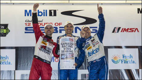 Marino Franchitti, Memo Rojas, Scott Pruett, 12 Hours of Sebring