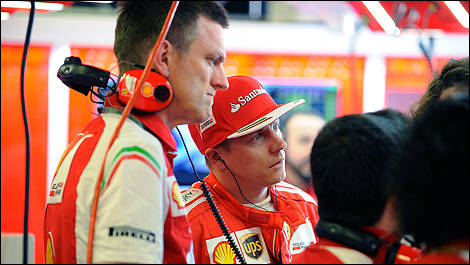 James Allison and Kimi Raikkonen.
