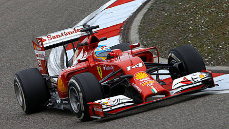 F1 Ferrari F14 T China Fernando Alonso