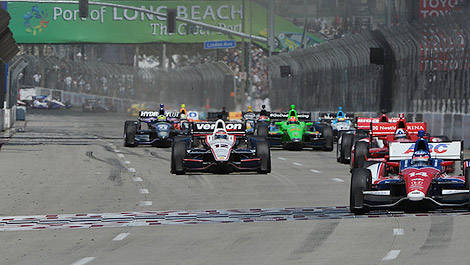 IndyCar Takuma Sato Long Beach victory 2013