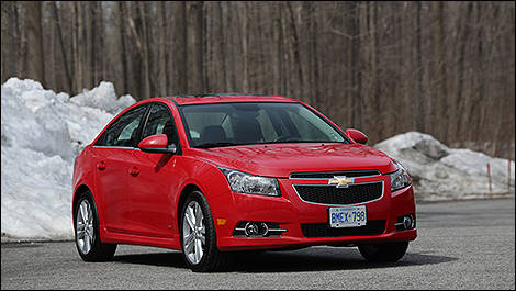 Chevrolet Cruze 2014 vue 3/4 avant