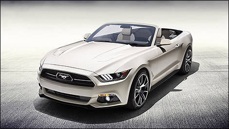 Win a Ford Mustang 50 Year Limited Edition convertible!