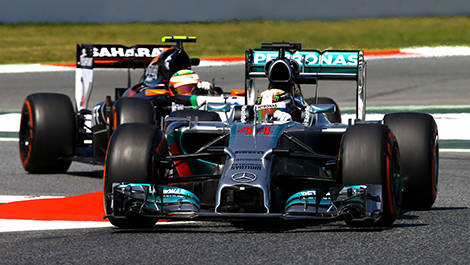 F1 Mercedes W05 Lewis Hamilton