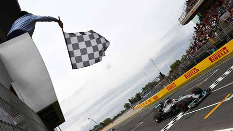 Lewis Hamilton, Mercedes W05 F1 Spanish Grand Prix Barcelona