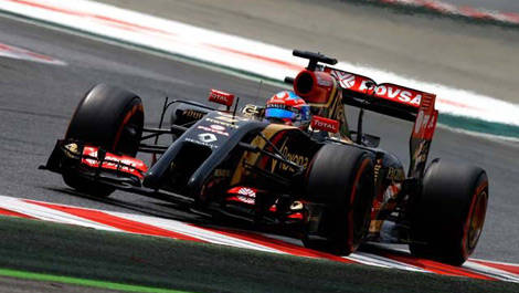 Romain Grosjean, Lotus E22 Spanish Grand Prix Barcelona F1